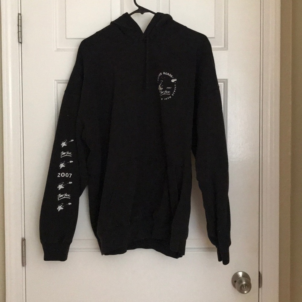 Brandy Melville Black Oversized Hoodie Gem